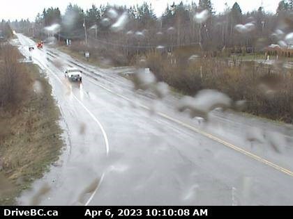 Highway 19 in Campbell River on Thursday. VIA DRIVEBC 