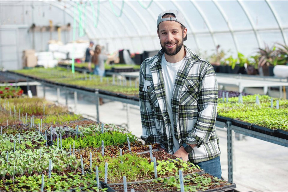 It's busy season at West Coast Seeds in Delta for Aaron Saks. The B.C.-based seed company sends millions of seed packets to gardeners and garden stores across the country every spring. JASON PAYNE, PNG 