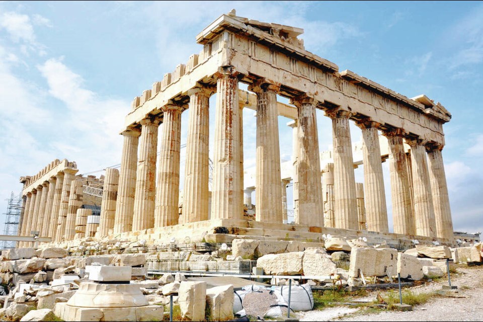 To avoid the crowds at the Parthenon, go in the early evening when the marble turns golden as the sun sets. CAMERON HEWITT 