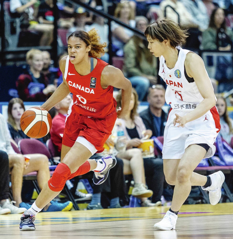 ビクトリア州の女子バスケットボール大会で日本がカナダに勝利