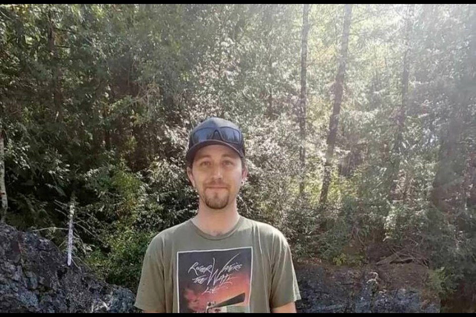 Family and friends of Robert Clark, 31, scoured lakes and back roads around Port Renfrew looking for the missing man, who was last seen the night of Friday, July 7. SUBMITTED