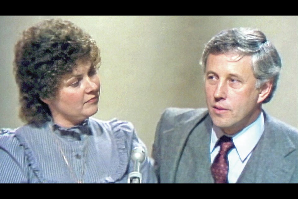 Michelle Smith, left, and Lawrence Pazder, seen in a 1980 clip from game show To Tell the Truth, are the subjects of a new documentary, Satan Wants You. GAME THEORY FILMS 