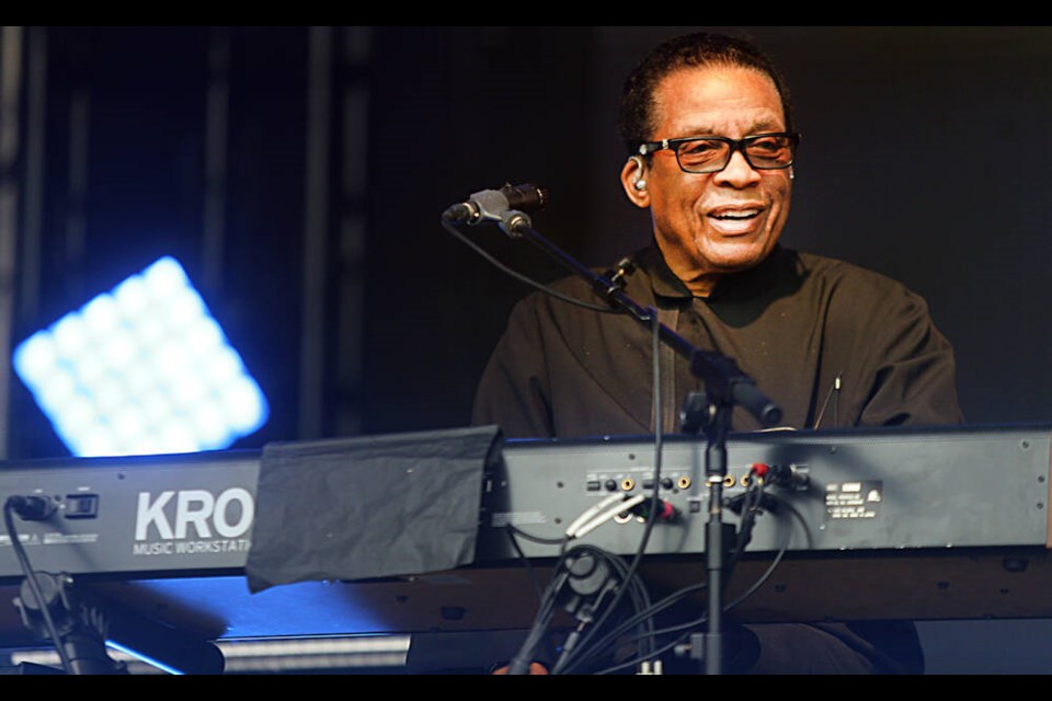  Herbie Hancock on the main stage at Rifflandia at Royal Athletic Park on Sunday, Sept. 17, 2023.   ADRIAN LAM, TIMES COLONIST