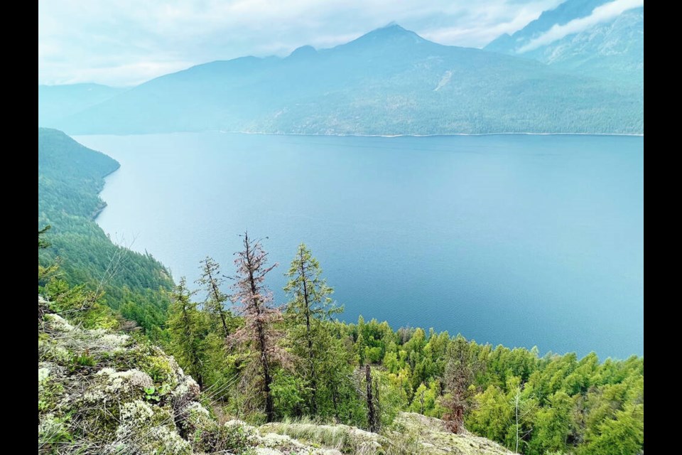 The view of Upper Arrow Lake from a roadside rest stop takes in the beauty of the Selkirk Mountain and Monashee Mountain ranges. KIM PEMBERTON 