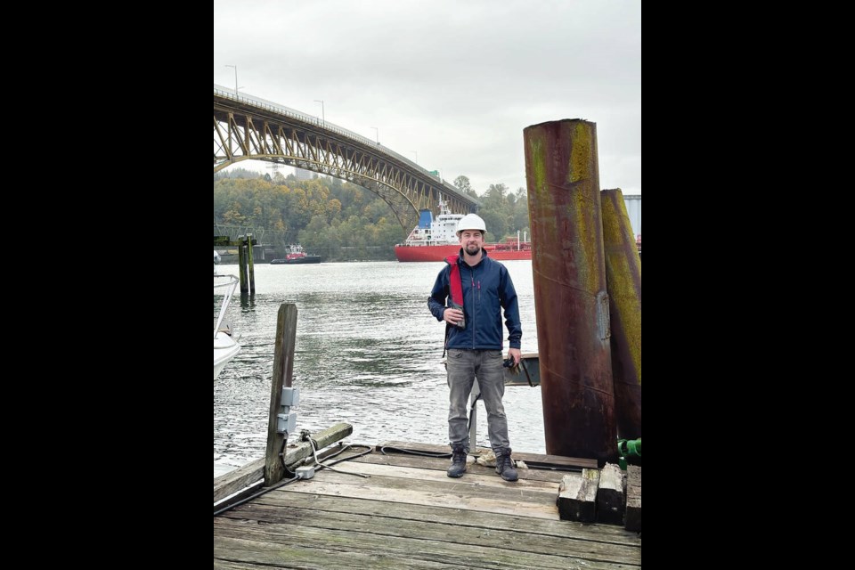 Tugboat deckhand Thomas Cowan: “My education would stop.” Via Thomas Cowan 