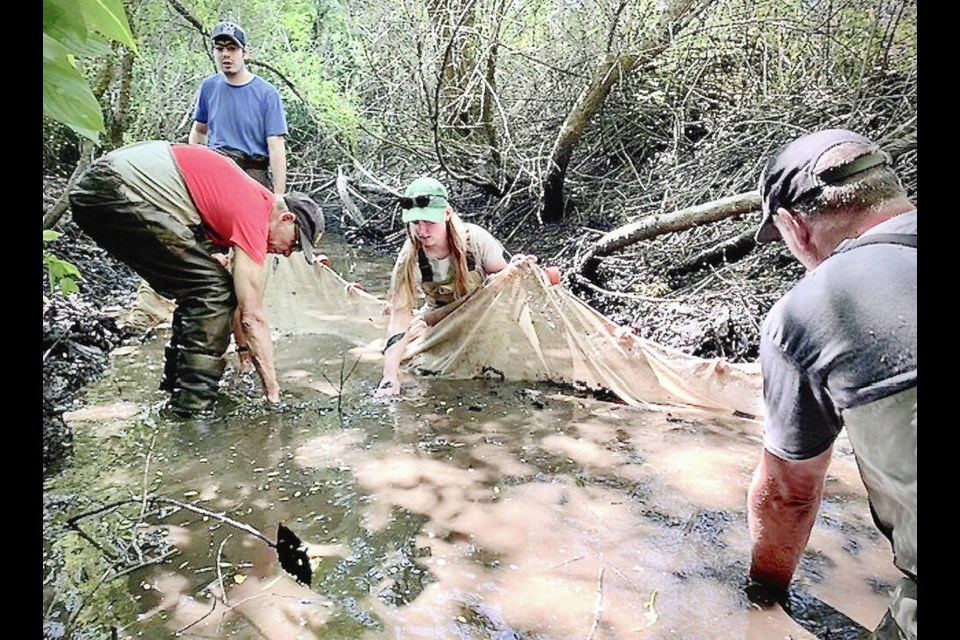The Pacific Salmon Foundation partnered with local First Nations and conservation groups like the Tsolum River Restoration Society to devise rapid responses to save threatened fish from drought this summer.  On the Tsolum, the society tested different aeration ­systems to boost ­oxygen levels in the water in key salmon gathering spots.	 TSOLUM RIVER RESTORATION SOCIETY 