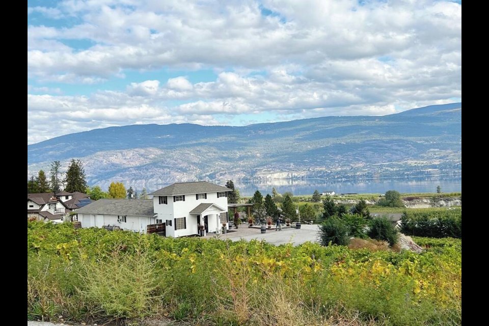 Lunessence Winery and Vineyard's four acres of vineyards overlook Okanagan-Lake. KIM PEMBERTON