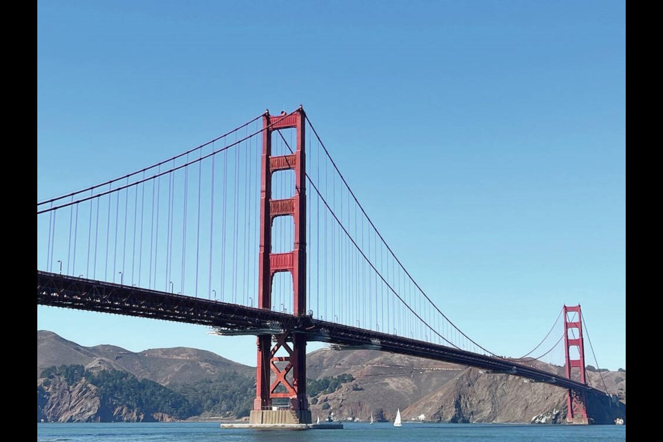 San Francisco's most well-known landmark: the Golden Gate Bridge. KIM PEMBERTON