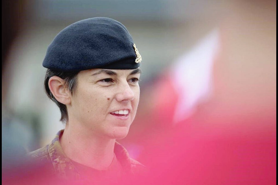 Lisa Kachanoski is being appointed to regimental sergeant major of the 5th (B.C.) Field Regiment of the Royal Regiment of Canadian Artillery — the first female to reach that rank in the regiment’s 140-year history on Vancouver Island. 39 CANADIAN BRIGADE HQ 
