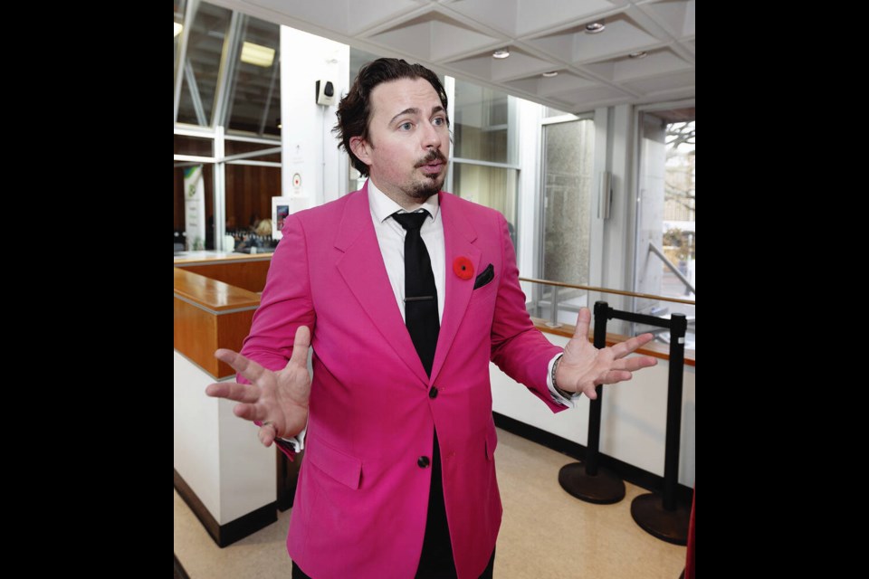 Ryan Hunt is executive director of the B.C. Museums Association, which committed to paying its seven staff a living wage a year ago. DARREN STONE, TIMES COLONIST 