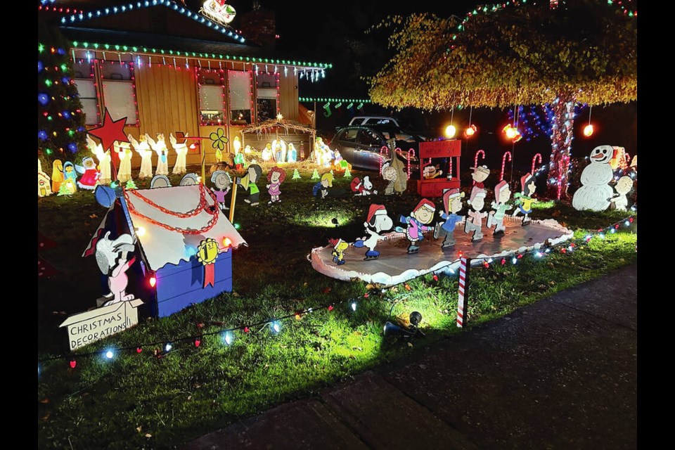 Each year, Yvette Fornelli turns on all the lights of her display at 4360 Torquay Dr. at 6 p.m. on Nov. 12 after a countdown. SUBMITTED 