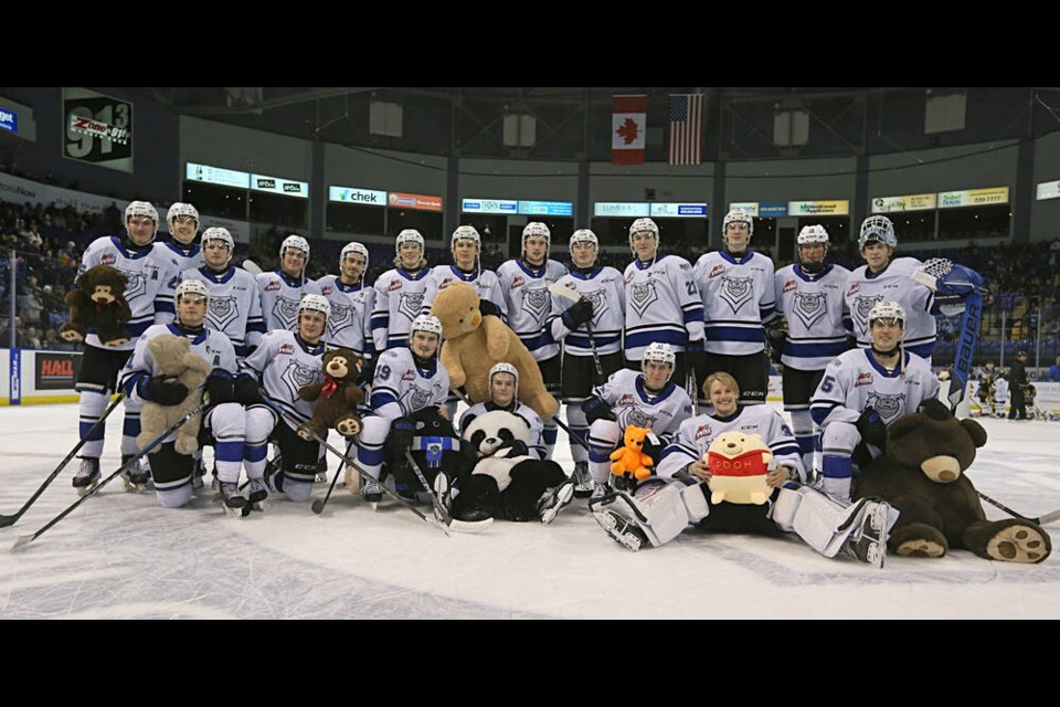 Victoria royals teddy bear toss 2018 outlet