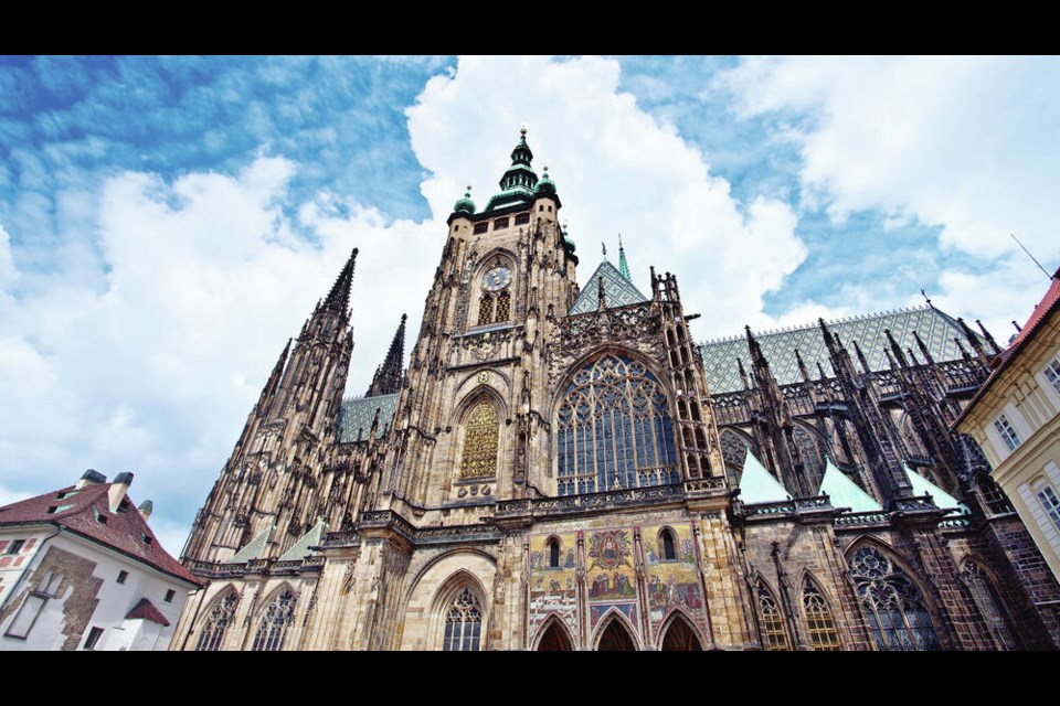 St. Vitus Cathedral was started in 1344, then stalled by centuries of wars and plagues before finally being finished in 1929. DOMINIC ARIZONA BONUCCELI	 