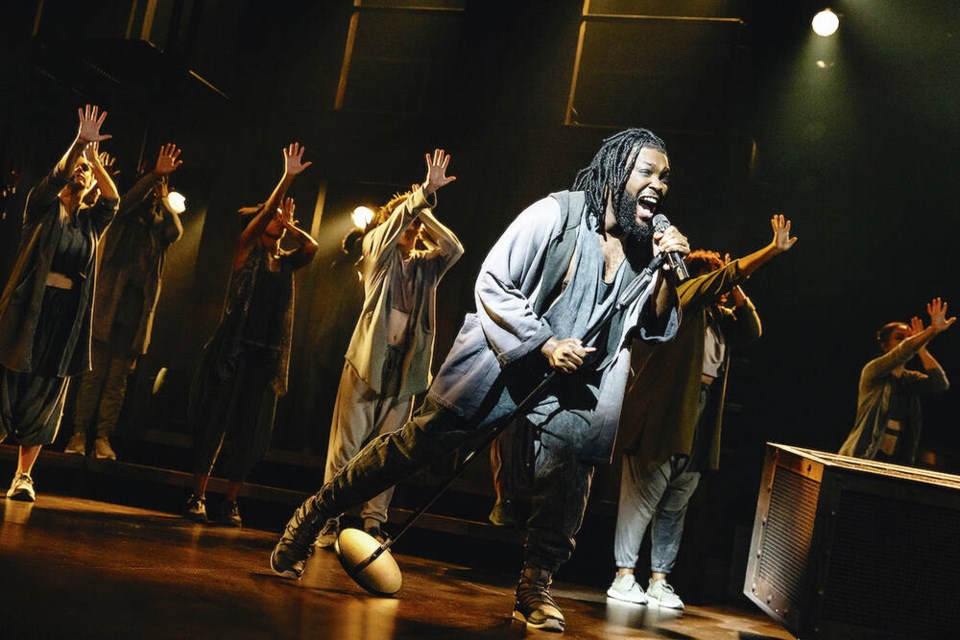 Elvie Ellis stars as Judas in Jesus Christ Superstar, now playing at the Royal Theatre. EVAN ZIMMERMAN FOR MURPHYMADE 