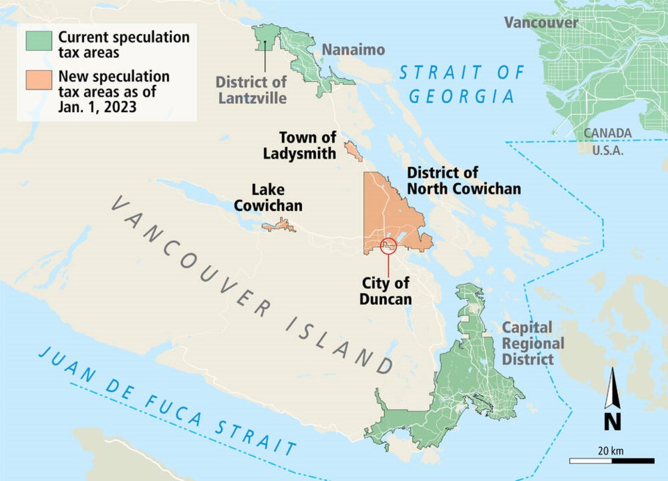 Cowichan-area homeowners must fill out vacancy tax forms 