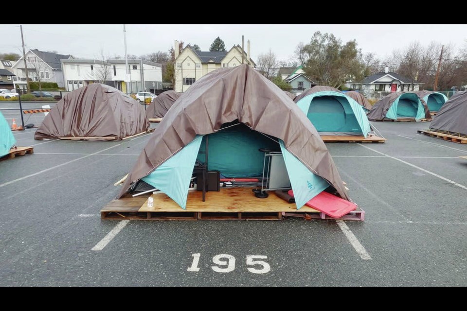 The documentary 940 Caledonia gives viewers a firsthand look into the lives of people living in an encampment next to Royal Athletic Park and their fight to survive a cold and wet winter in a tent. STILL FROM 940 CALEDONIA 