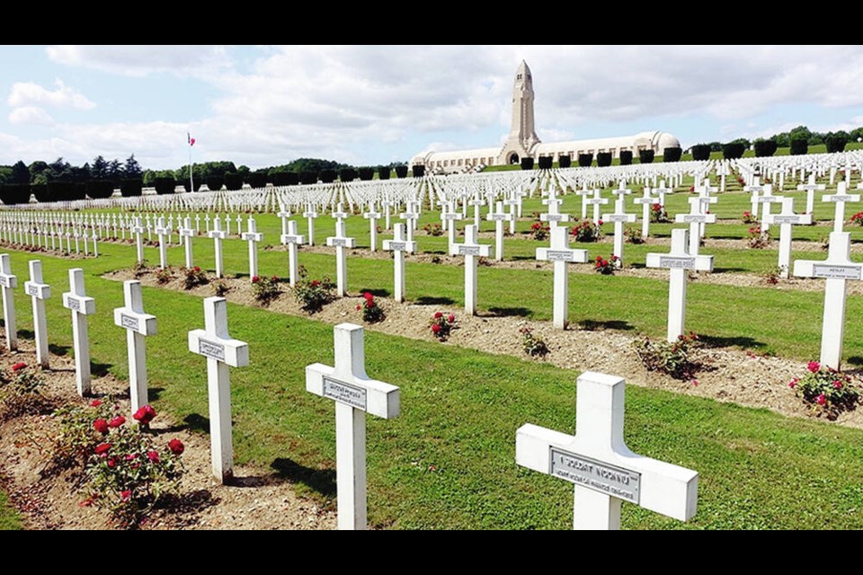 Douaumont Ossuary holds the remains of more than 130,000 unknown French and German soldiers. RICK STEVES 