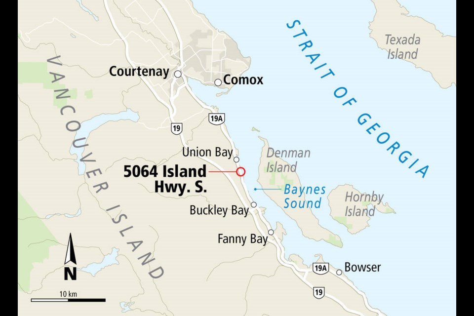 Location of the ship-breaking operation near Union Bay. 
