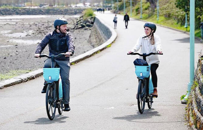 Electric bikes downtown outlet