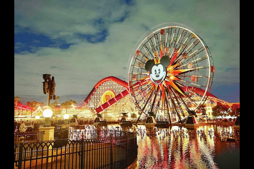 The Mickey Mouse Fun Wheel is a major attraction at Disney’s California Adventure Park on the Pixar Pier.	KIM PEMBERTON 