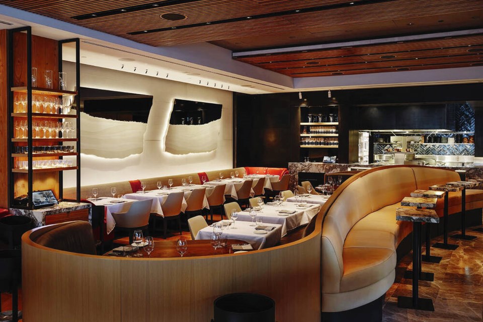 The interior of Marilena Cafe + Raw Bar on Douglas Street seats 185 and specializes in local and global seafood. VIA TOP TABLE GROUP 