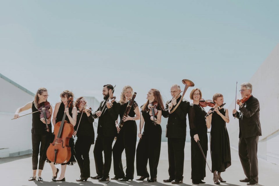 Victoria Baroque, led by flautist Soile Stratkauskas, second from right, will perform Sunday, May 5 at St. John the Divine in Victoria.	KGOODPHOTO 