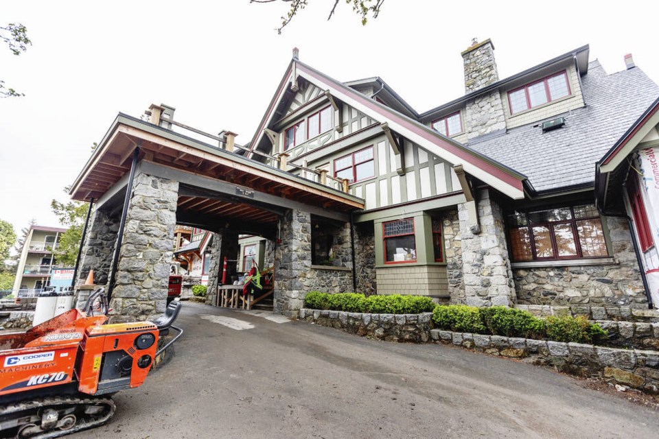 Rosemead House in Esquimalt  formerly the English Inn  is undergoing an extensive renovation, with a planned June opening for the restaurant, to be followed by 28 hotel rooms and the Salt and Ivy spa in September. DARREN STONE, TIMES COLONIST 