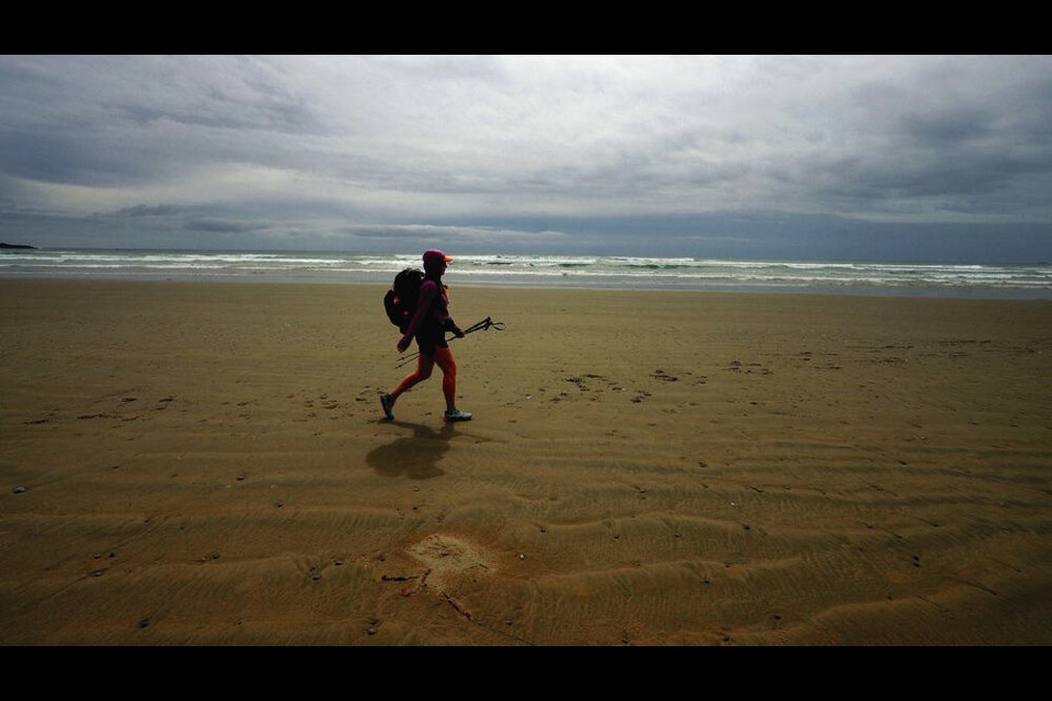 Krysta Norwick and her husband, Brian, spent 15 days in May hiking from the front door of their downtown Victoria apartment to Tofino. VIA KRYSTA NORWICK 