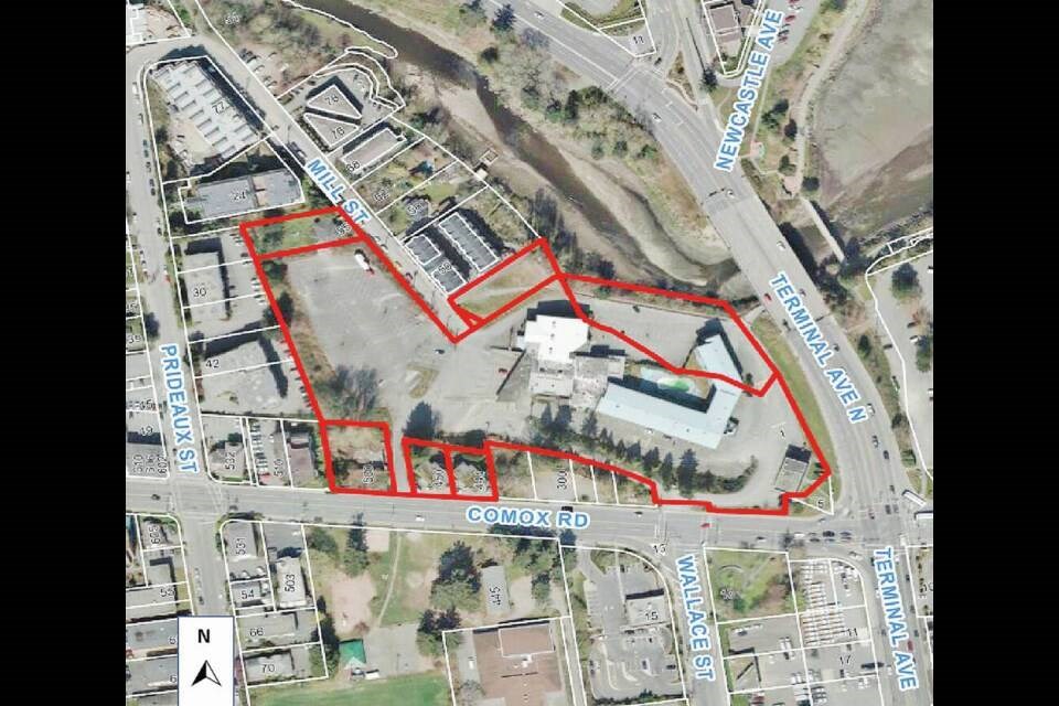 The 2.67-hectare property on Terminal Avenue in Nanaimo. 