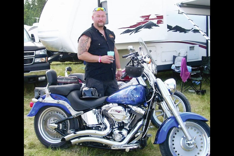 Ian Breland was killed in late August when his truck went off the road and into Upper Campbell Lake. VIA LAURIE CLARK 