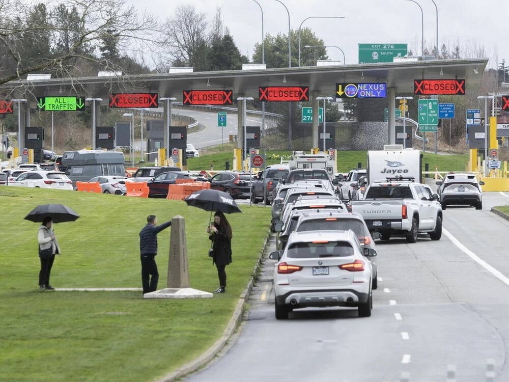 Travel from B.C. to Washington state plunges 50% over May long weekend