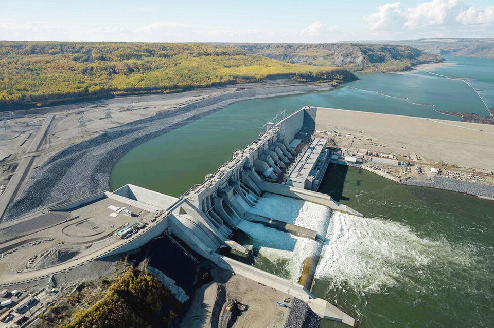 B.C. Hydro’s Site C dam in September 2024. B.C. HYDRO