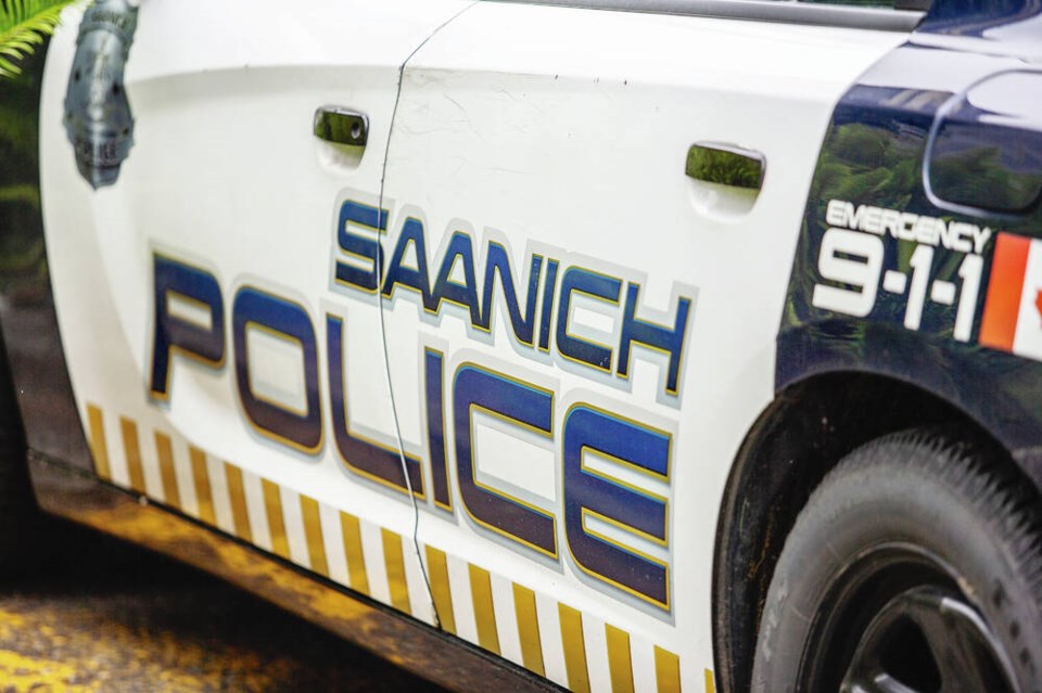 Saanich police are looking for witnesses and dashcam footage after the hit-and-run crash Sunday night. DARREN STONE, TIMES COLONIST