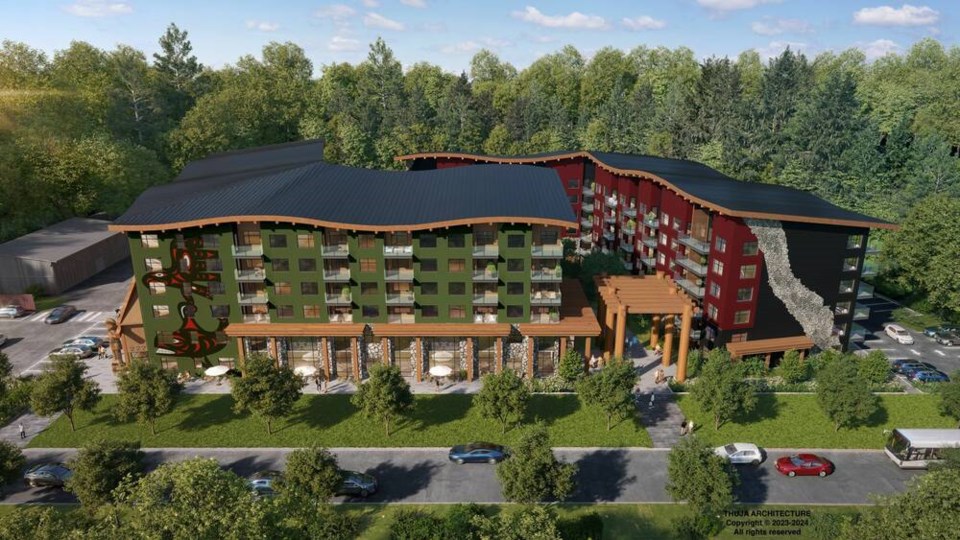 The Canada Infrastructure Bank is providing an $8.9-million loan to a company owned by Cowichan Tribes to prepare a site along the Cowichan River for a development called Rivers Edge. The mixed-use project will consist of two six-storey buildings with 200 units and an underground parkade at 222 Cowichan Way in Duncan. COWICHAN TRIBES