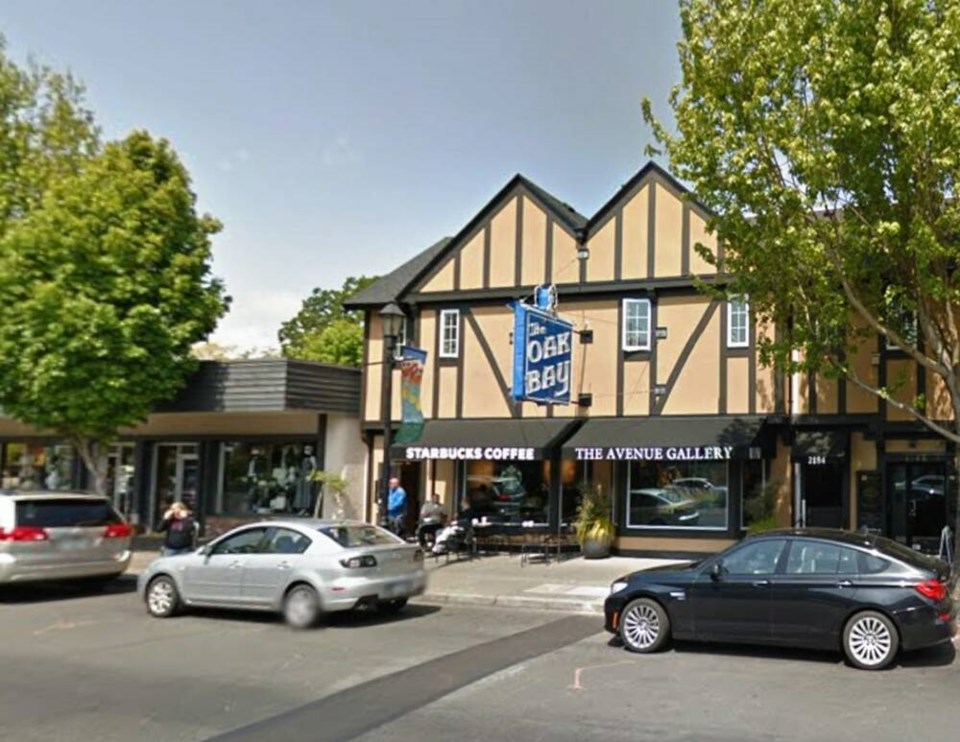 The exterior of The Avenue Gallery in Oak Bay Village. VIA GOOGLE STREET VIEW