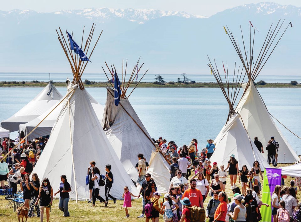 A celebration of National Indigenous Peoples Day runs 10 a.m. to 3 p.m. on Friday at Royal Roads University. DARREN STONE, TIMES COLONIST