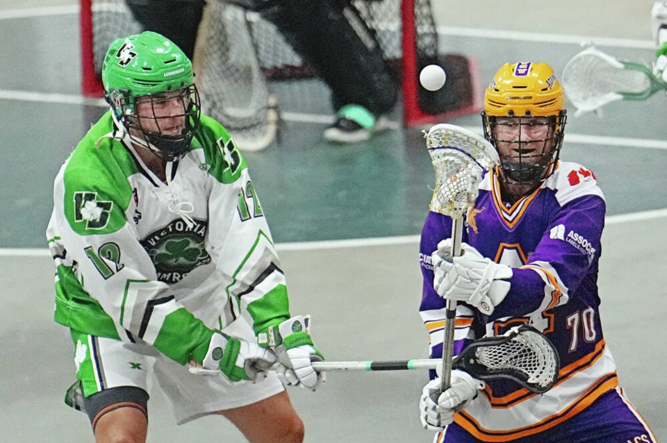 The Shamrocks host the Coquitlam Adanacs on Friday night. (ADRIAN LAM, TIMES COLONIST)