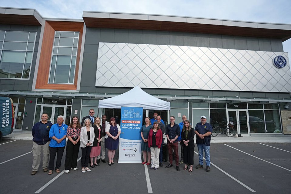 The City of Langford announces a new medical clinic opening up at 2832 Bryn Maur Rd. ADRIAN LAM, TIMES COLONIST