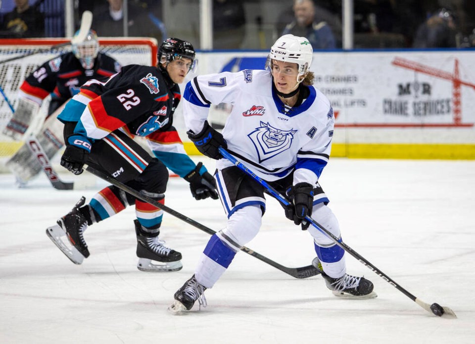 Cole Reschny has left the Victoria Royals for the University of North Dakota Fighting Hawks. (DARREN STONE, TIMES COLONIST)