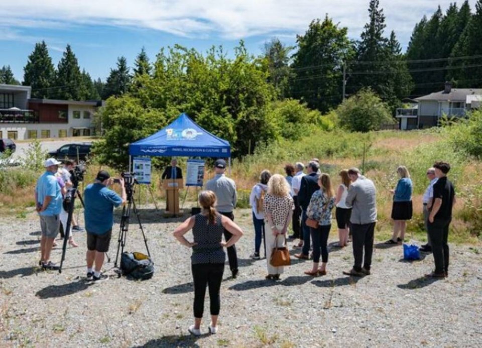 “This is an investment in our residents and in the future of our growing city,” Nanaimo Mayor Leonard Krog, said at an event Monday at the purchase site. VIA CITY OF NANAIMO