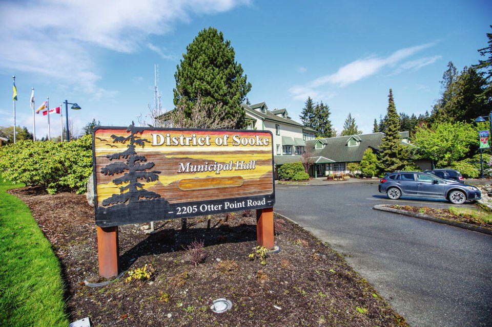 Advance voting took place Wednesday at the Sooke Municipal Hall on Otter Point Road. General voting happens Saturday at Edward Milne School. DARREN STONE, TIMES COLONIST