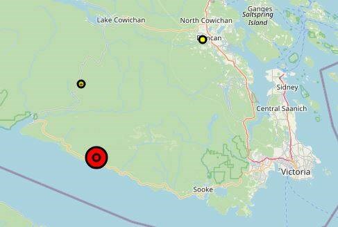 Two wildfires are burning on Vancouver Island, the B.C. Wildfire Service said Sunday.