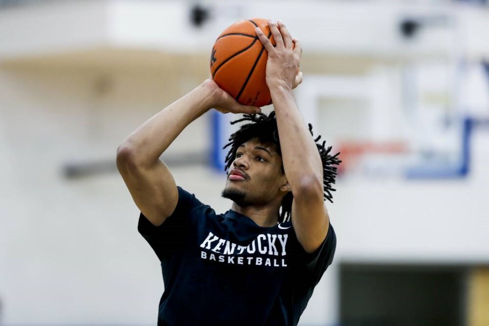Shaedon Sharpe scored 43 points in last year’s Ball Don’t Stop game. CHET WHITE, U.K. ATHLETICS VIA THE CANADIAN PRESS