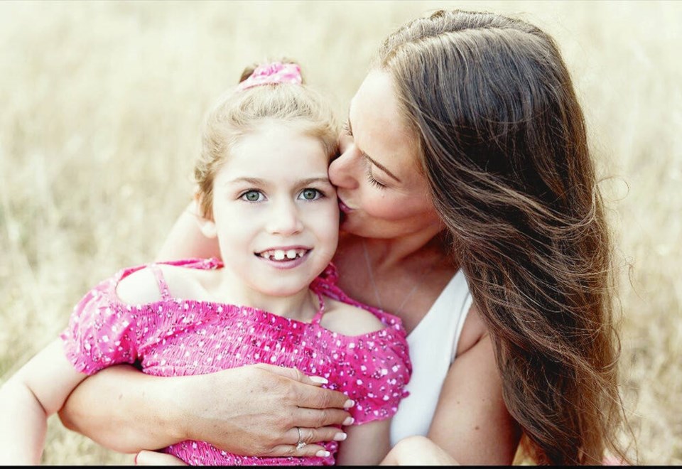Jori Fales with daughter Charleigh Pollock, 9. VIA JORI FALES