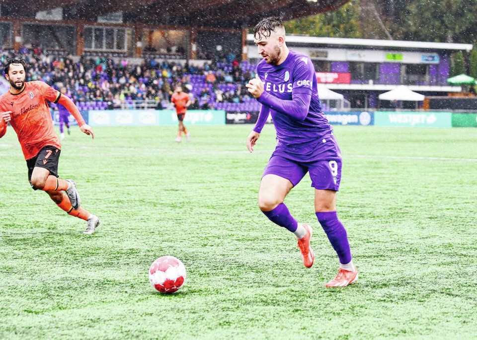 Dario Zanatta and Pacific FC visit Forge FC on Friday.  SHELDON MACK PHOTO