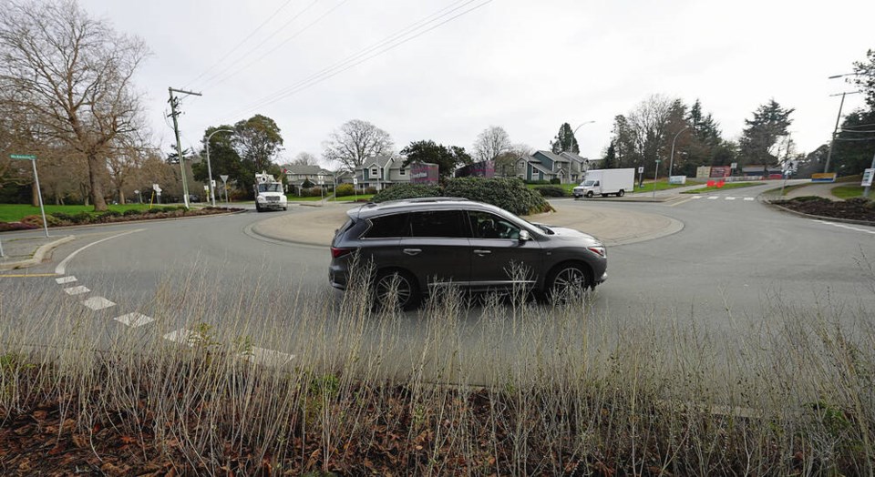 When a driver doesn’t understand how roundabouts work and drives right through one without regard for vehicles already in the circle, accidents can and will happen, says one letter-writer. ADRIAN LAM, TIMES COLONIST
