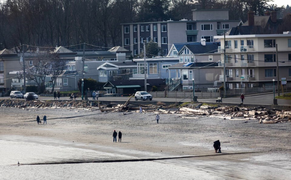 A file photo of Willows Beach in Oak Bay from Jan. 22, 2025. DARREN STONE, TIMES COLONIST