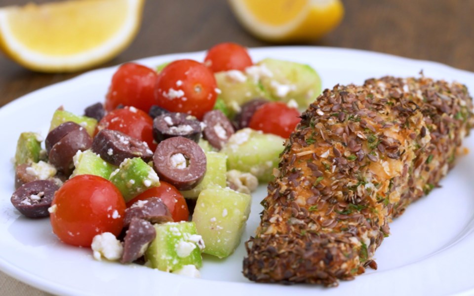 flaxseed-crusted-salmon