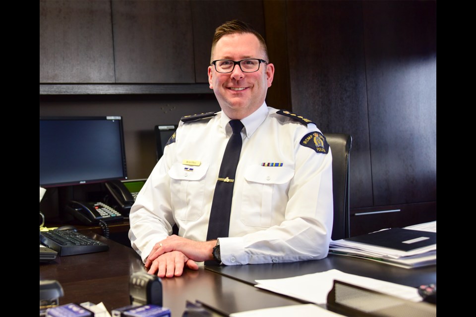 New RCMP Commanding Officer Rob Hill.