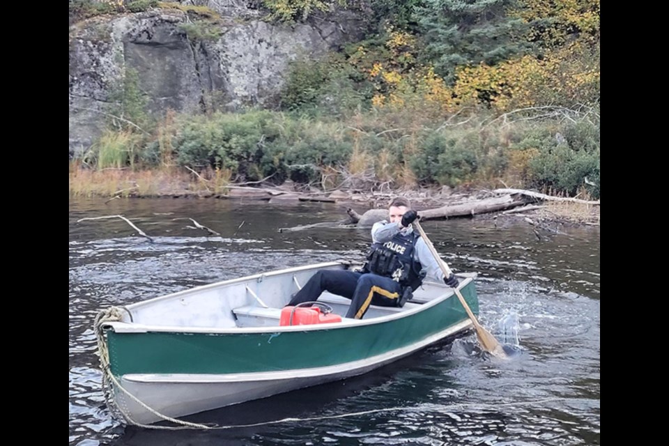 RCMP rescue mission in Whiteshell Provincial Park.